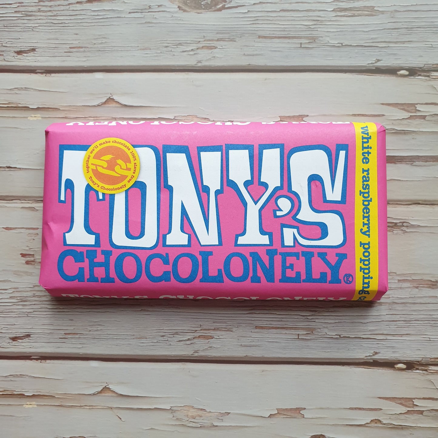 Tony Chocolonely - White Raspberry Popping Candy 180g