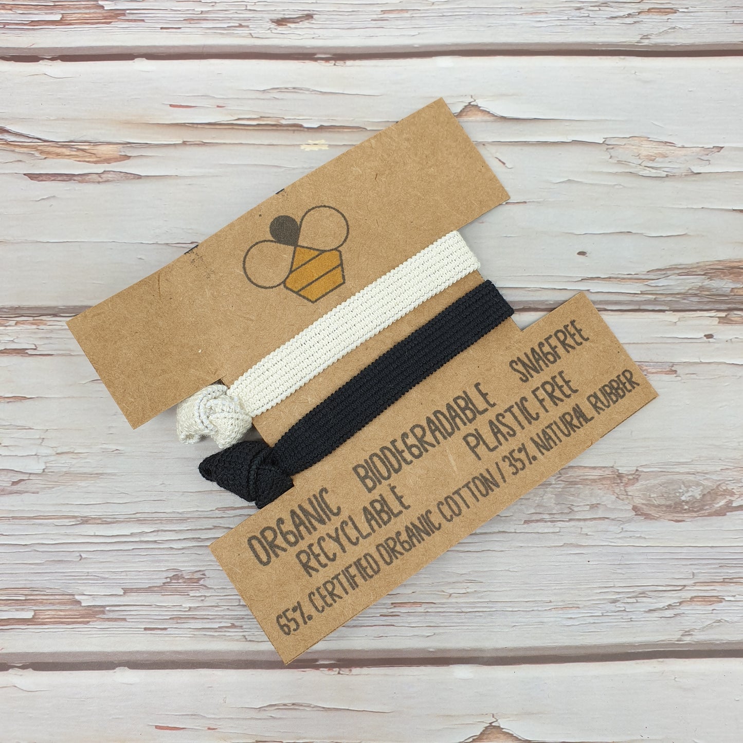 Ecobumble - 2 pack of mixed hair ties