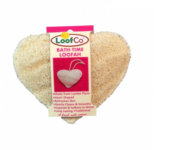 Loofco Bath Time Loofah - Heart