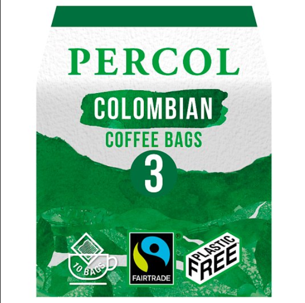 Percol Fairtrade Coffee Bags